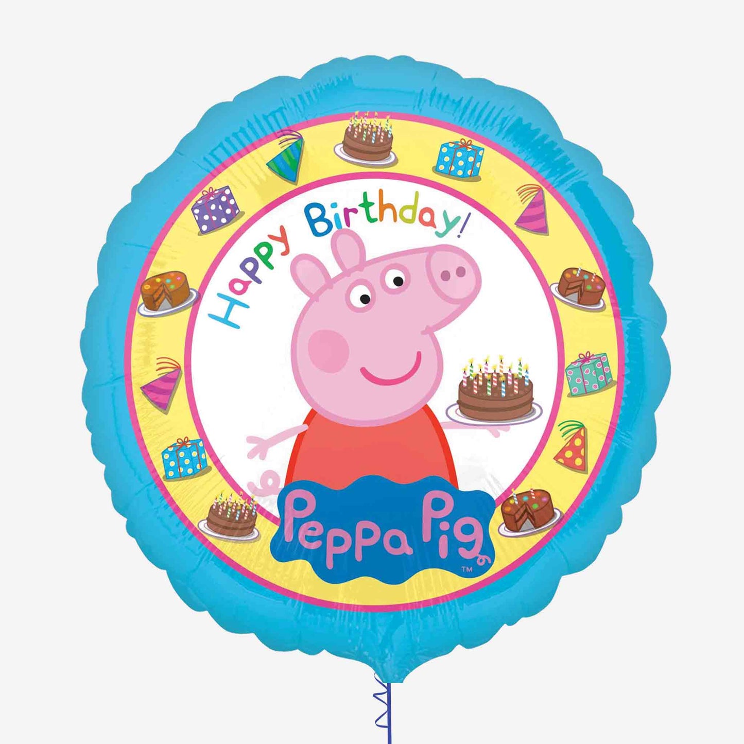 Peppa Pig Happy Birthday 18" Inflated Foil Balloon