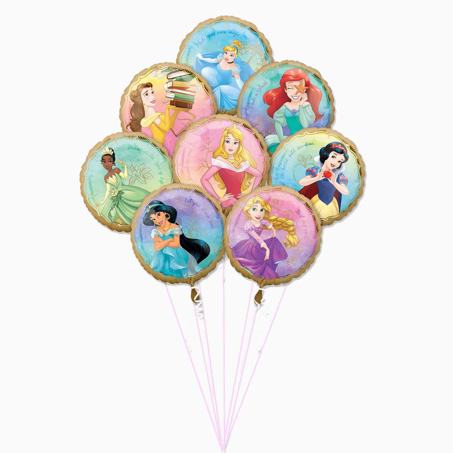 Princess Once Upon a Time Inflated Balloon Bouquet