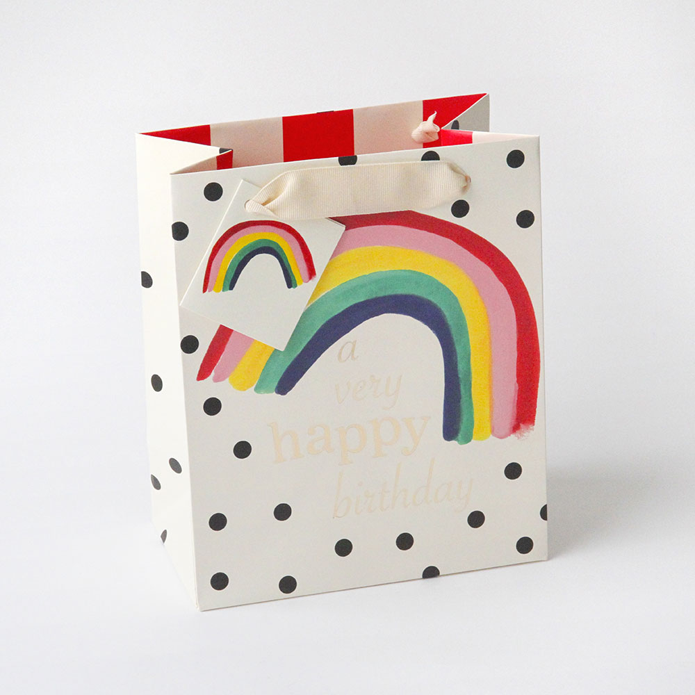 Rainbow Birthday Medium Gift Bag