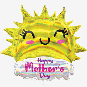Mother's Day Happy Sun Inflated Foil Balloon
