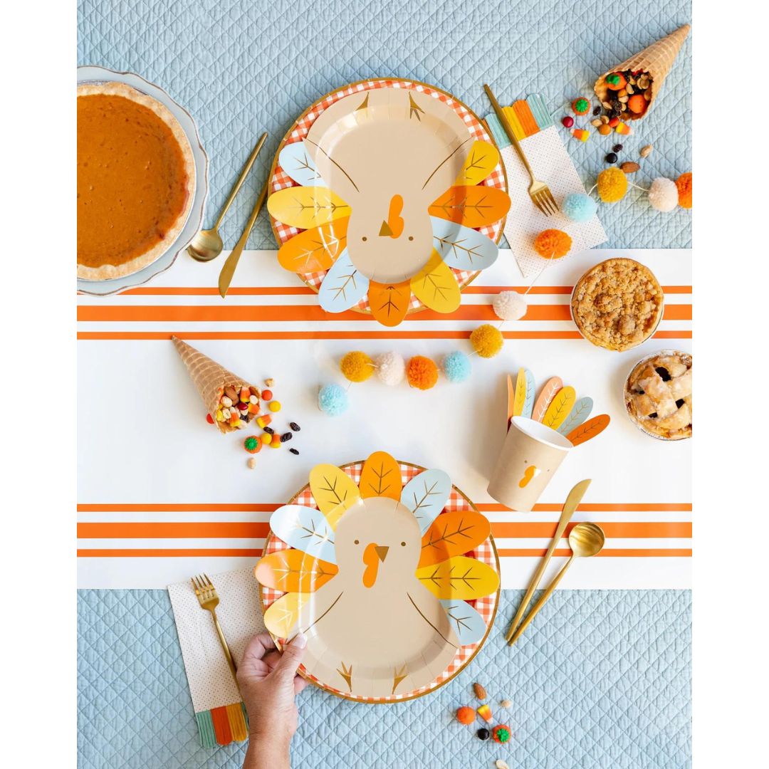 Harvest Turkey Shaped Plate