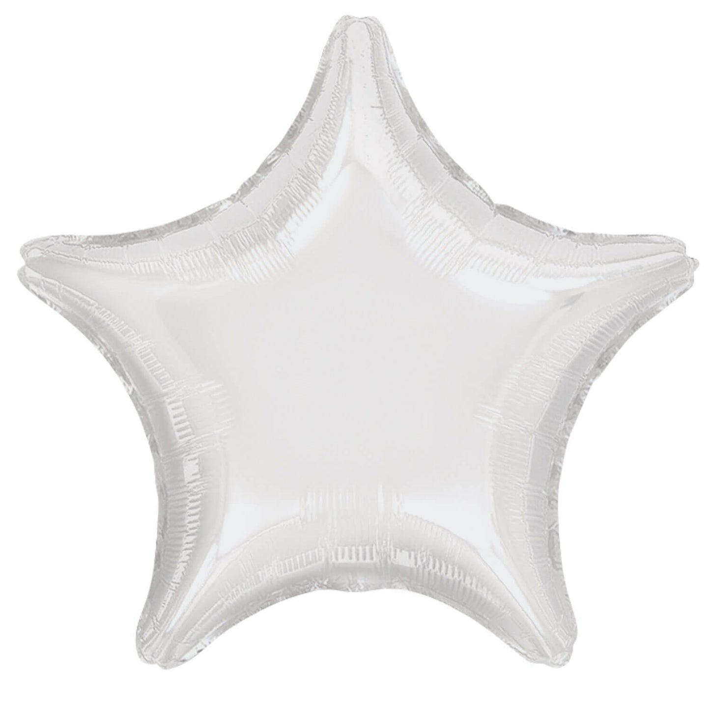 White Star Inflated Foil Balloon