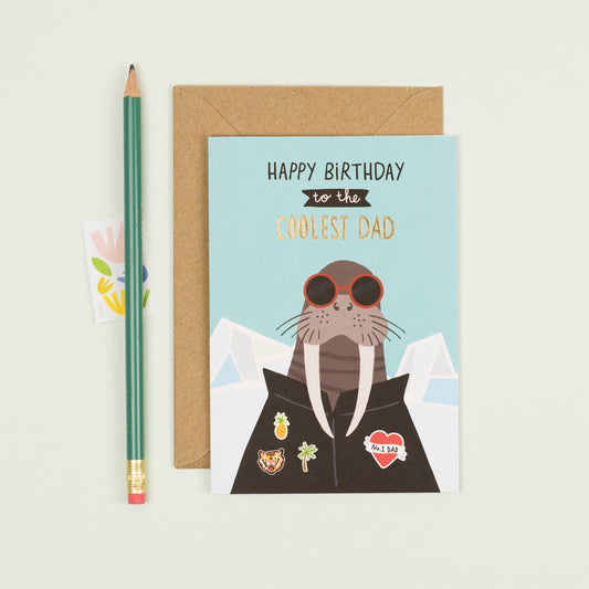 Coolest Dad birthday Card