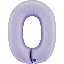 Lilac Inflated Foil Number Balloons