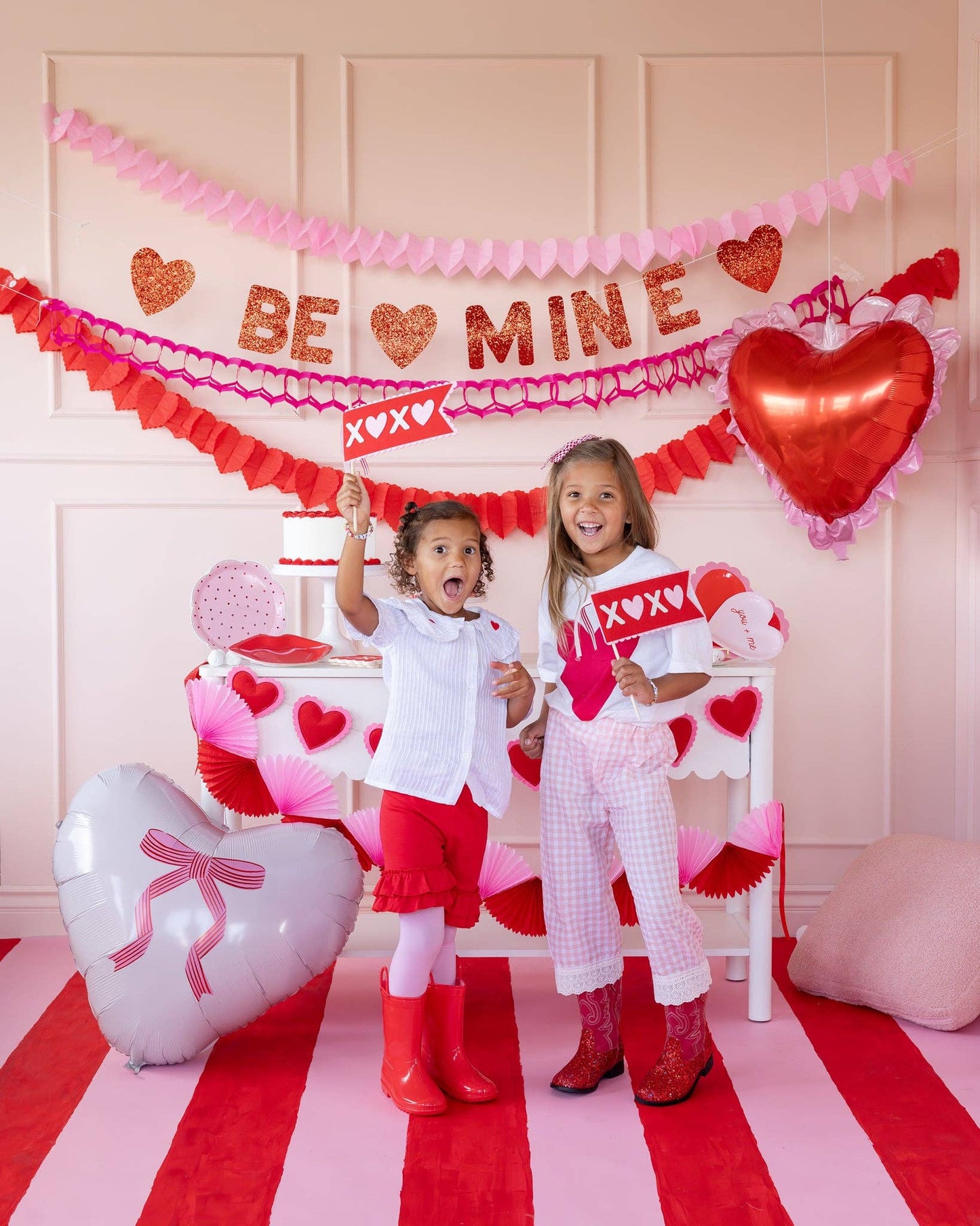 Be Mine Glitter Banner