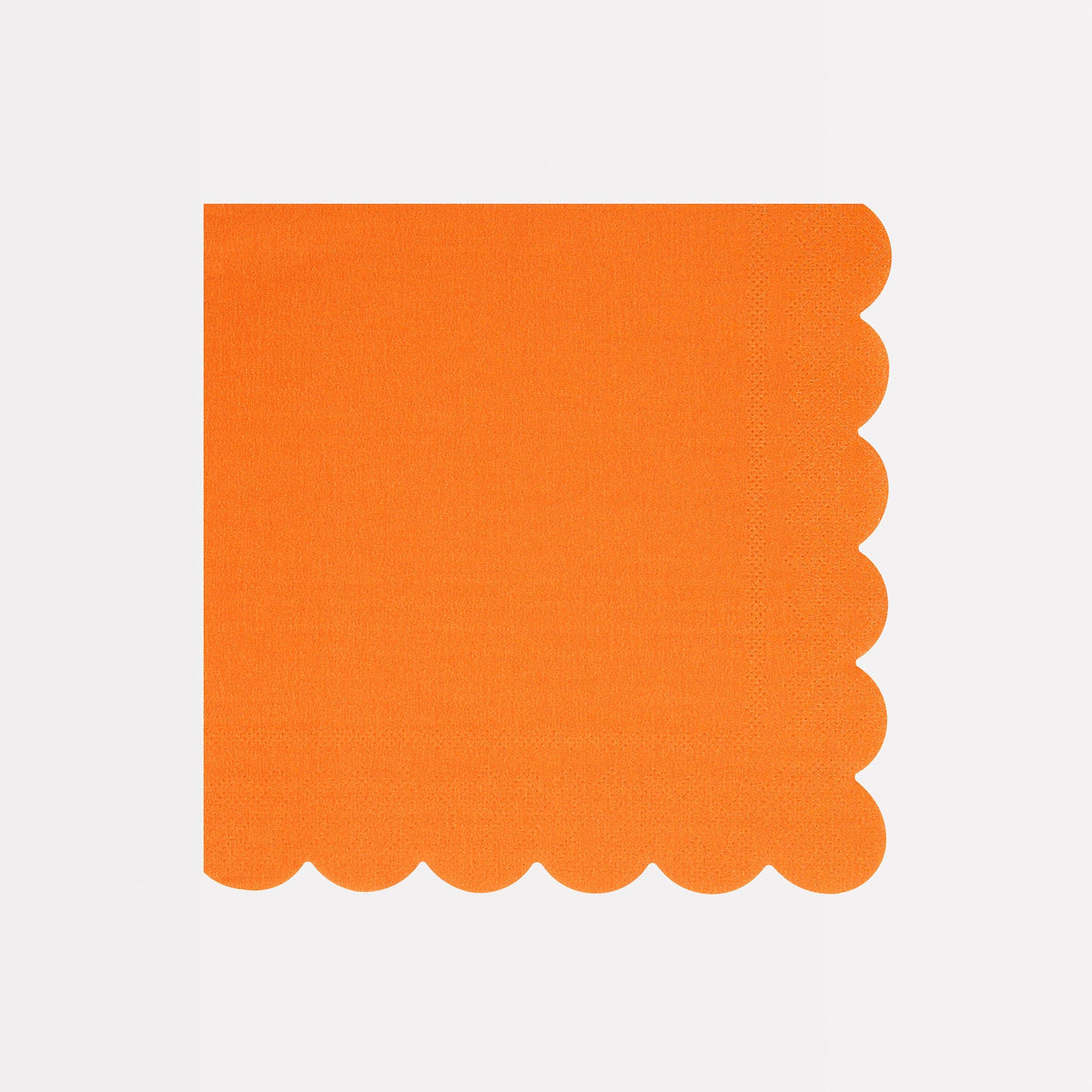 Pumpkin Orange Large Napkins by Meri Meri