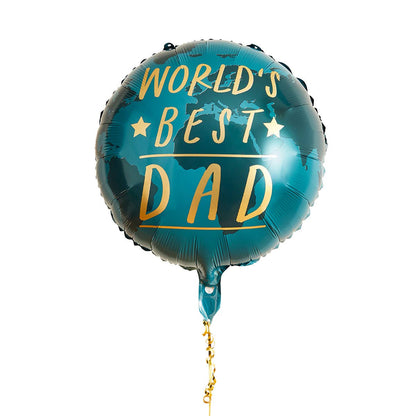 World's Best Dad Inflated Foil Balloon