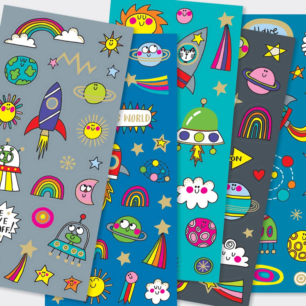 Luxury Foiled Sticker Books - Cosmic Stickers