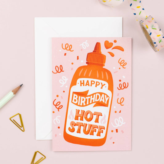 Hot Stuff Birthday Card