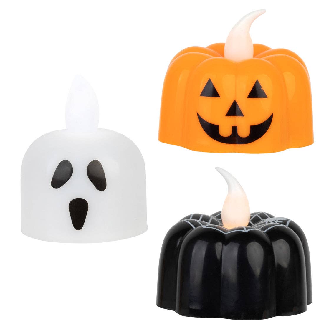 Flameless LED Halloween Tealight Candle - 6 Pack