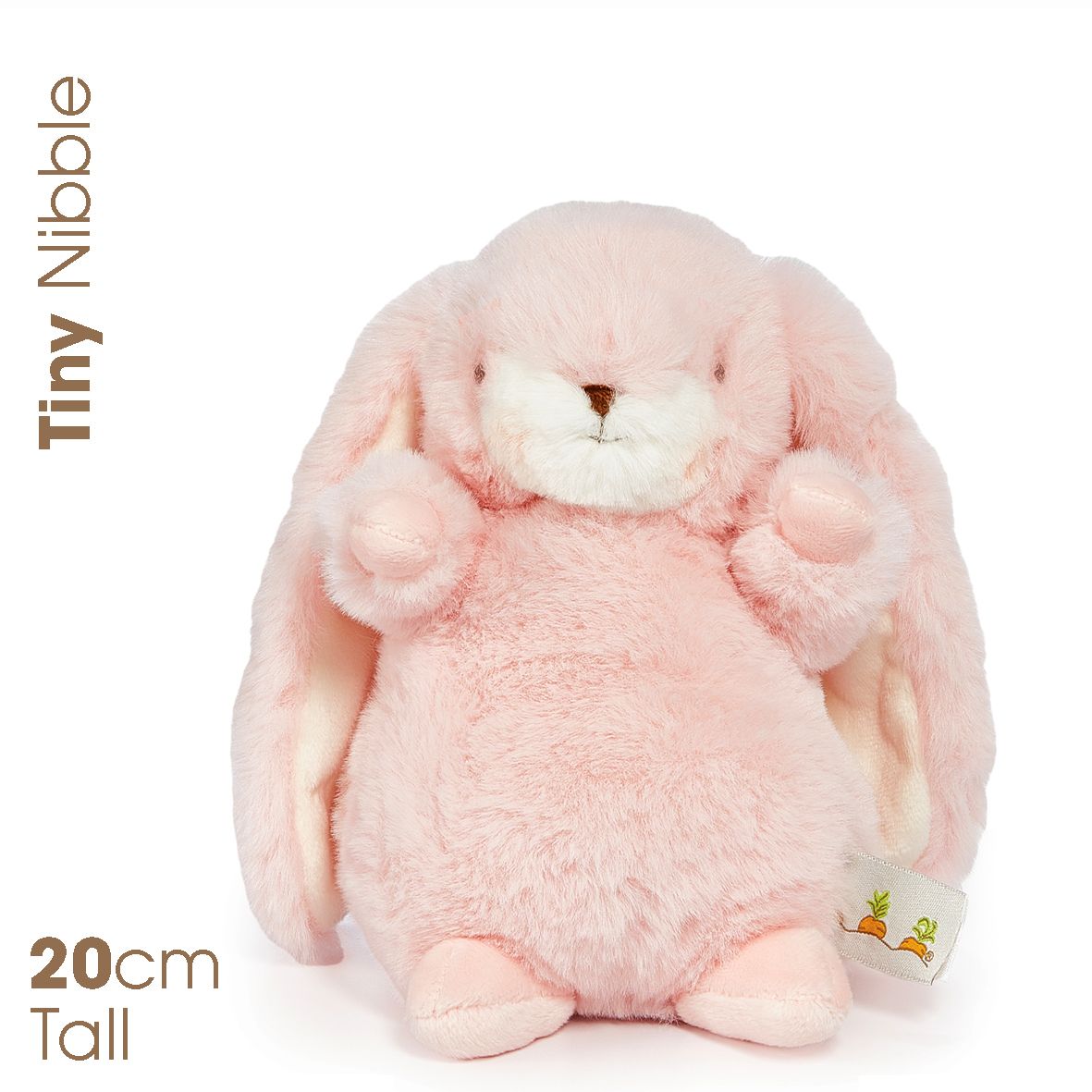 Tiny Nibble Bunny Pink 20 cm