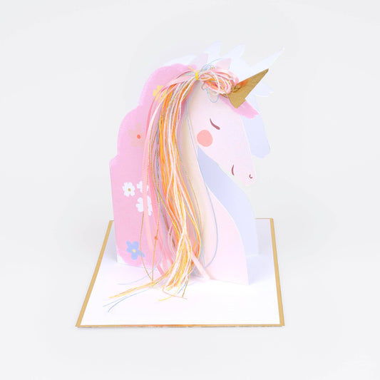Unicorn Birthday Card by Meri Meri