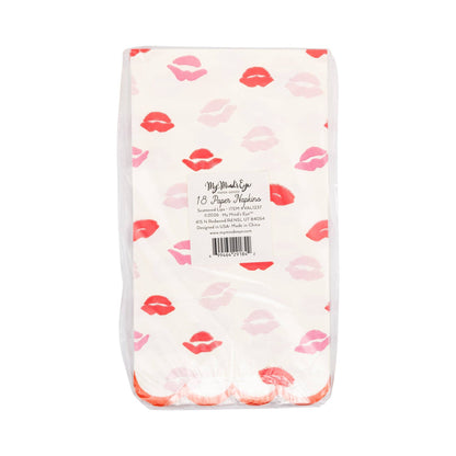 Scattered Lips Dinner Napkin