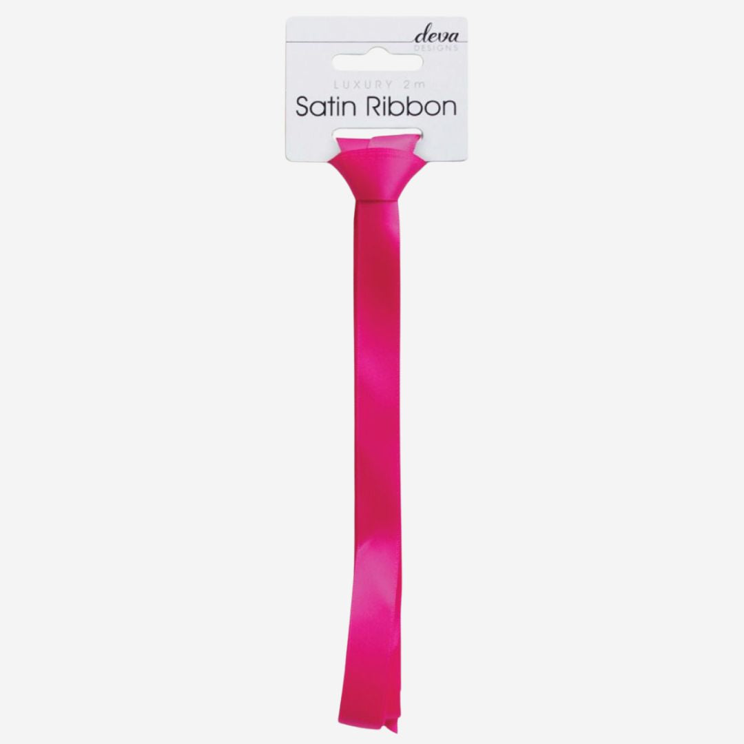 Fuchsia Satin Ribbon