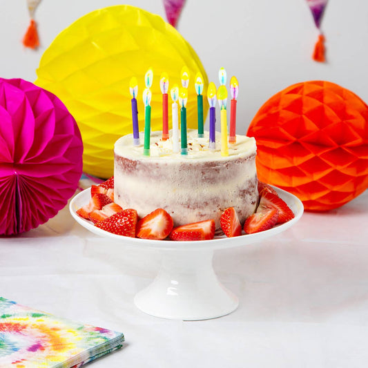 Coloured Flame Birthday Candles