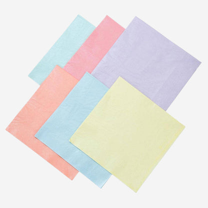 Pastel Paper Napkins