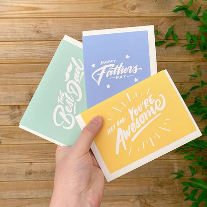 Hey Dad You're Awesome | Father's Day Card | Greeting| Gift