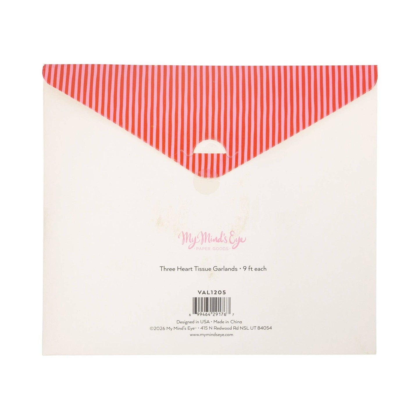 Triple Heart Tissue Garland