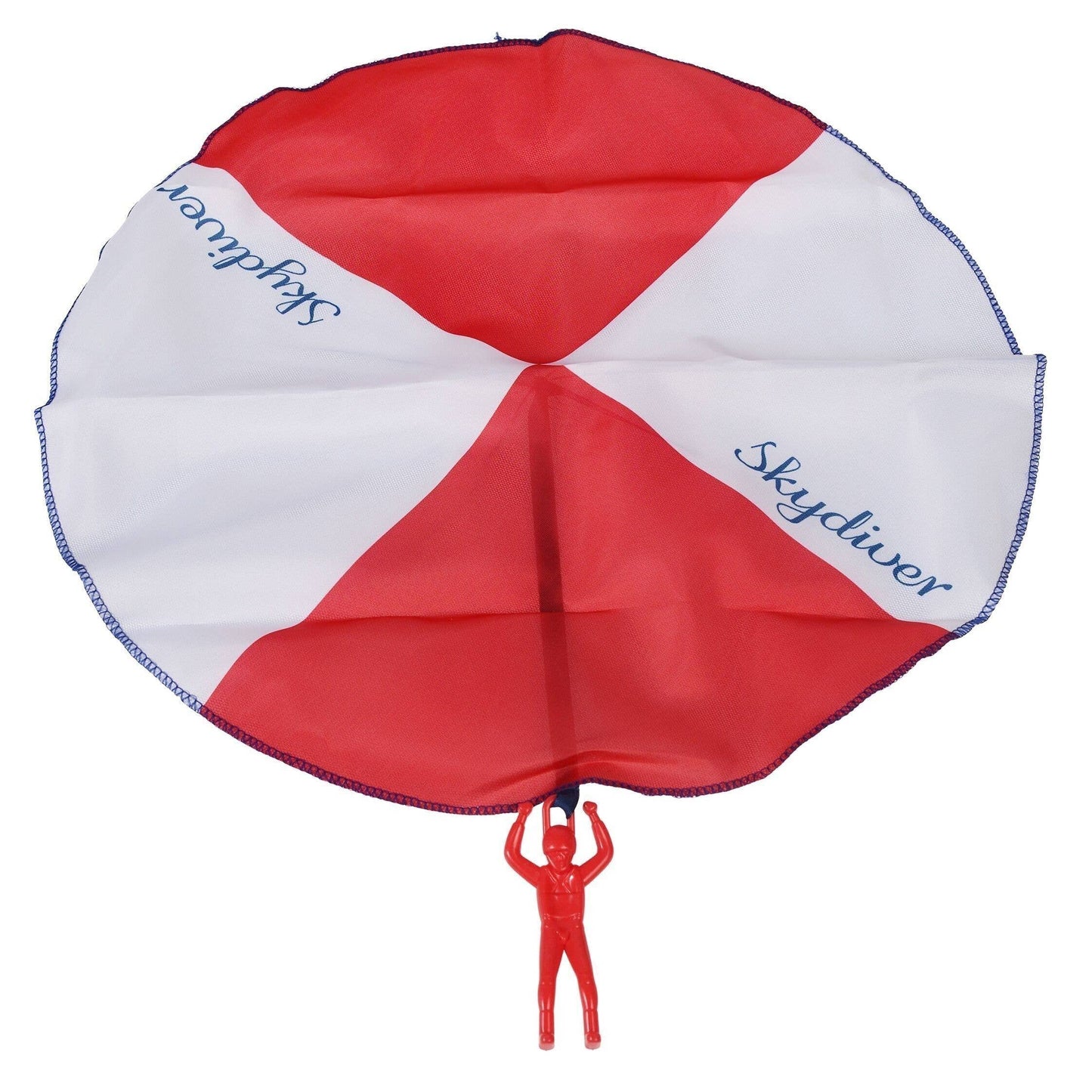 Traditional Skydiver Toy – Red with Tangle-Free Parachute