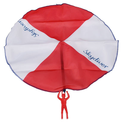 Traditional Skydiver Toy – Red with Tangle-Free Parachute