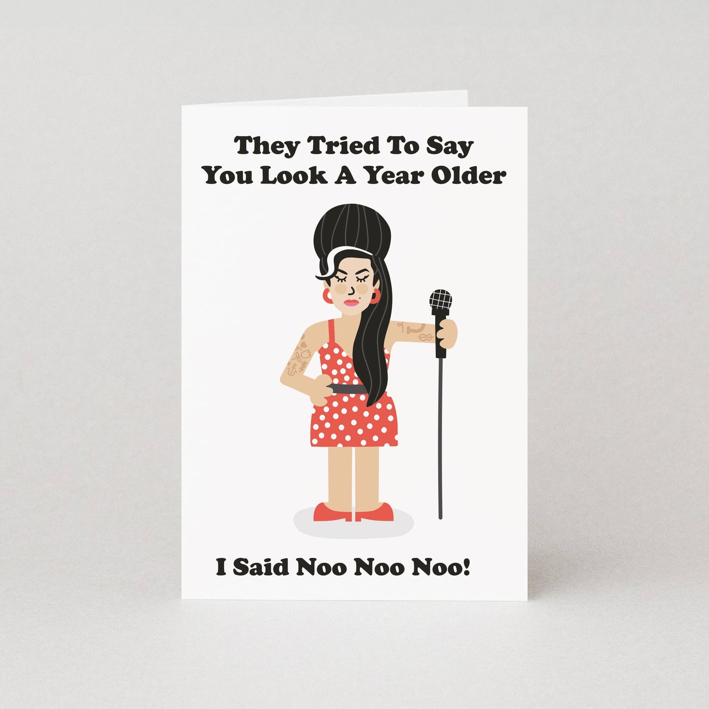 No No No No Birthday Card