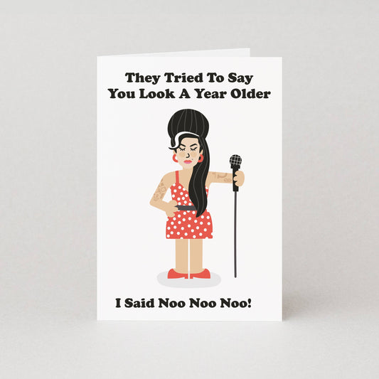 No No No No Birthday Card