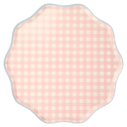Gingham Dinner Plates by Meri Meri