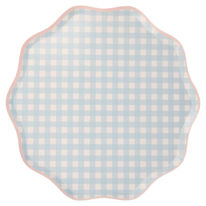 Gingham Dinner Plates by Meri Meri