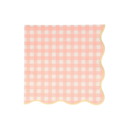 Gingham Large Napkins by Meri Meri