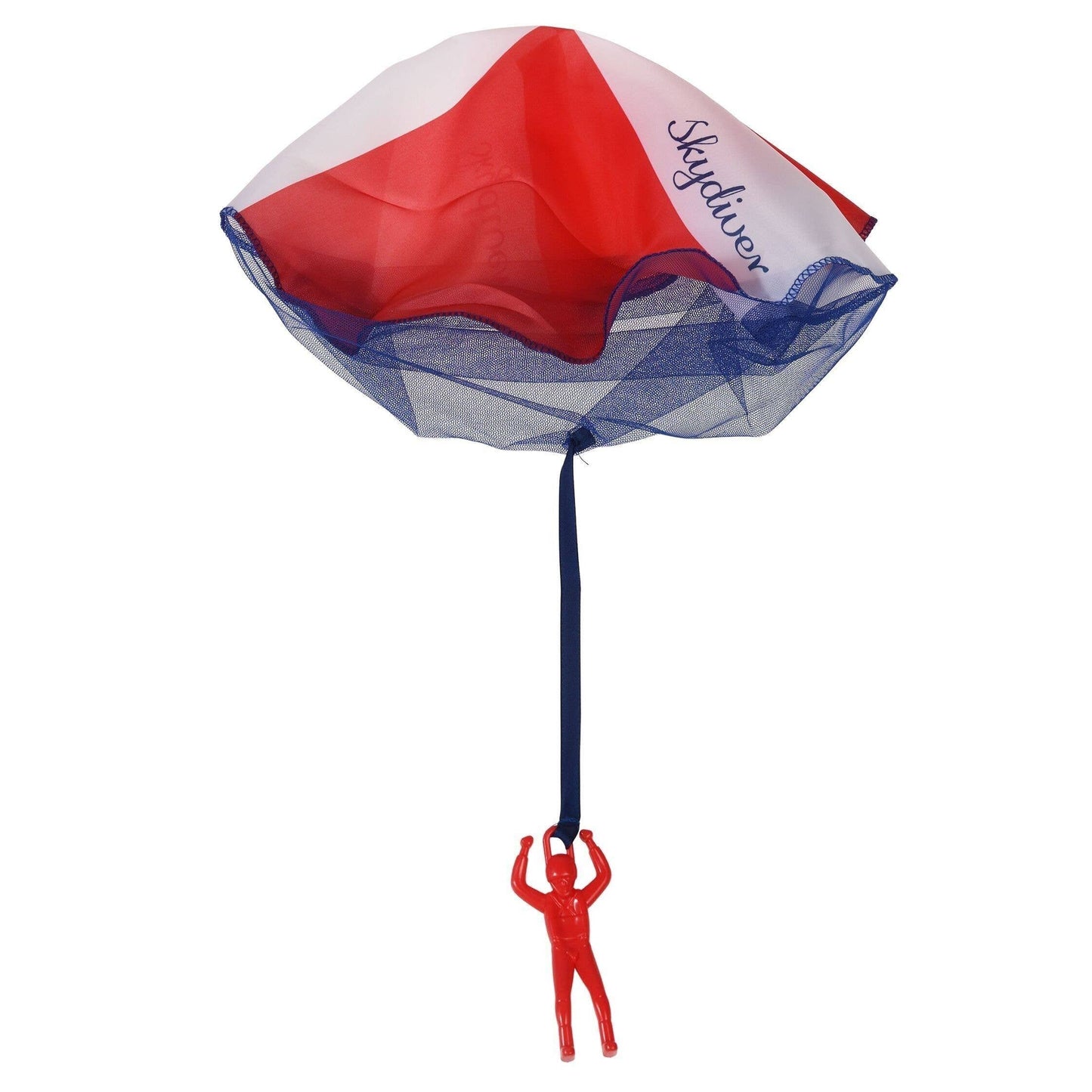 Traditional Skydiver Toy – Red with Tangle-Free Parachute