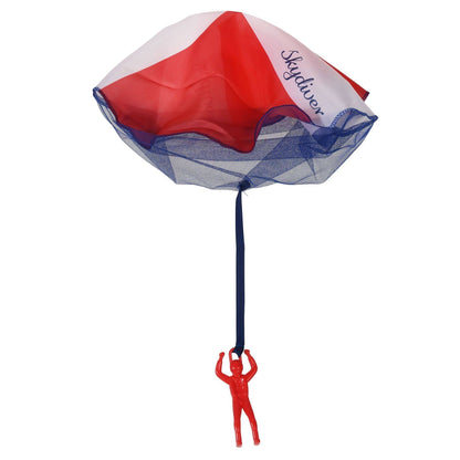 Traditional Skydiver Toy – Red with Tangle-Free Parachute
