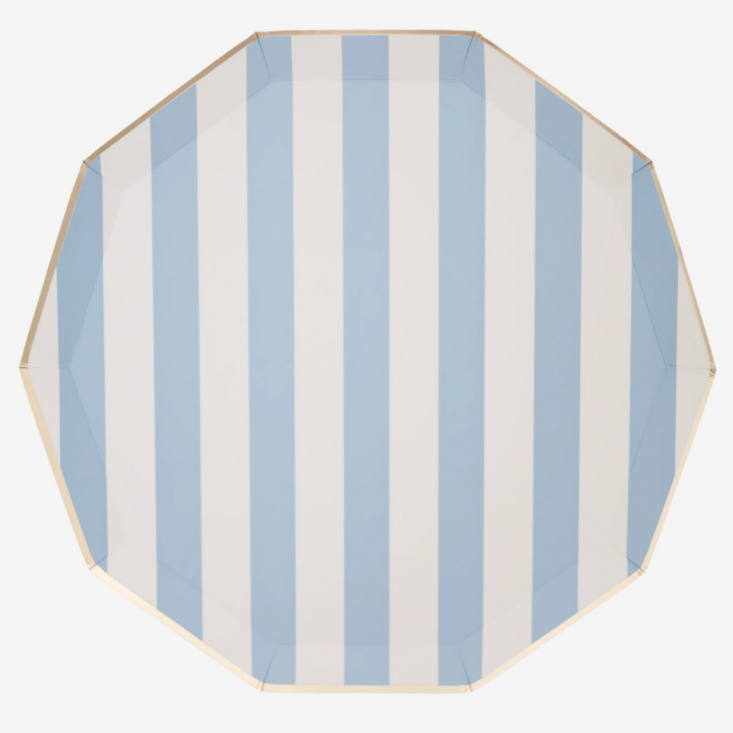Sky Blue Signature Cabana Stripe Plates