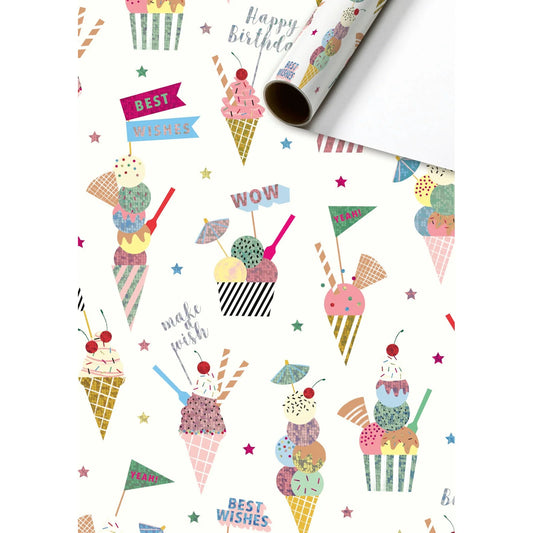 Gelato Wrapping Paper Roll