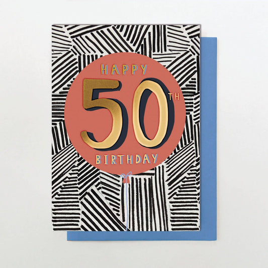 Happy 50th Birthday Card