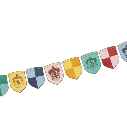 Harry Potter  House Pride Multicolour Decorative Hogwarts Banner