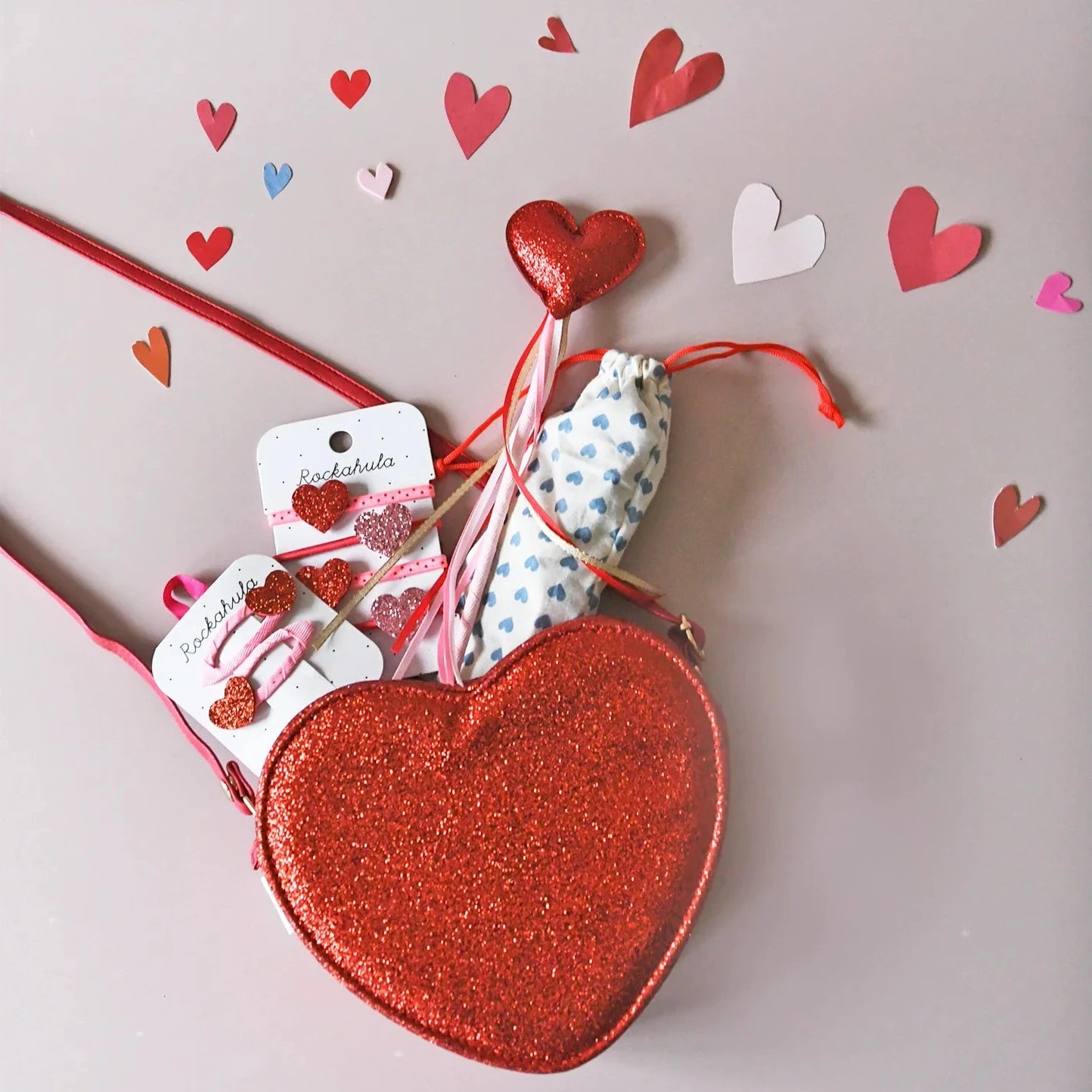 Love Heart Glitter Ponies by Rockahula