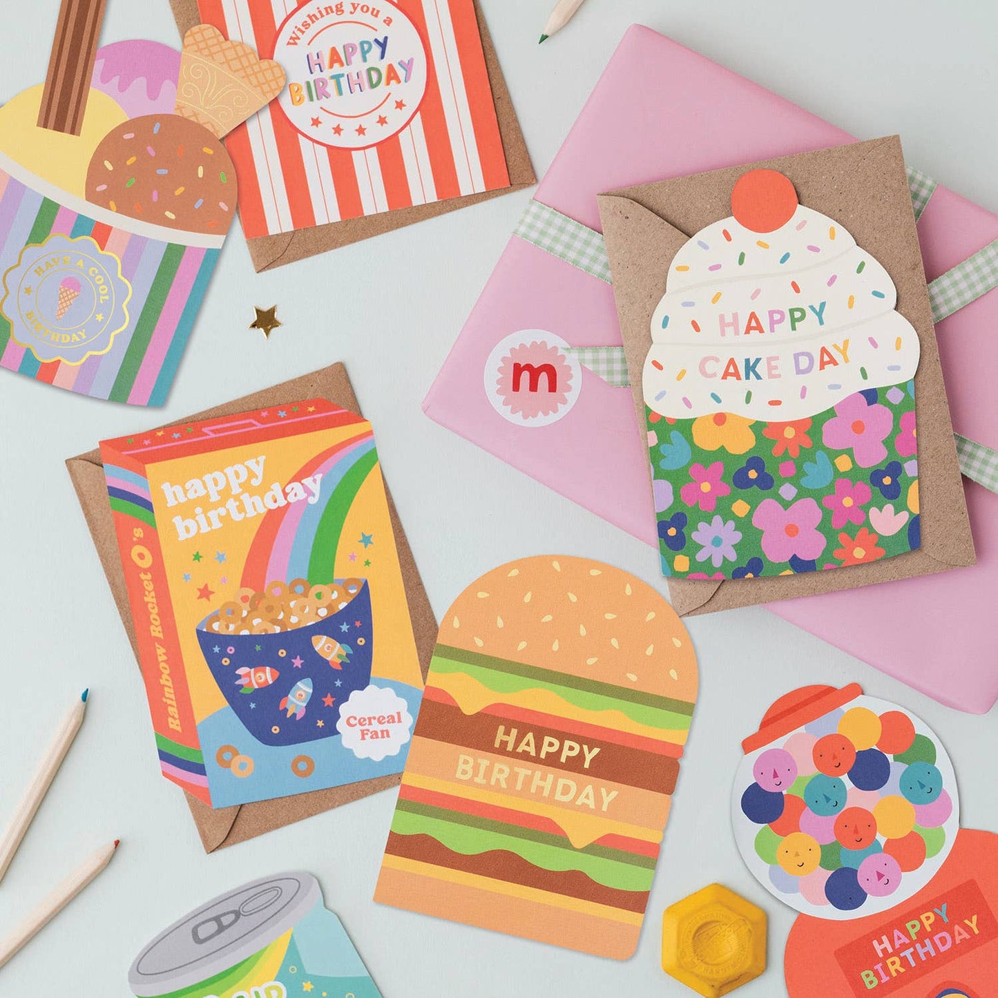 Cheeseburger Birthday Card