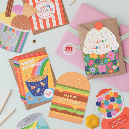 Cheeseburger Birthday Card