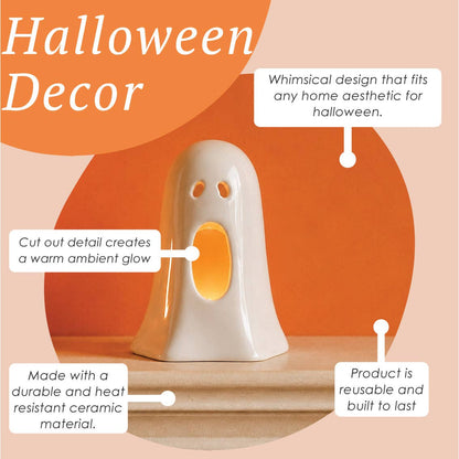 Halloween Ceramic Ghost - 12cm