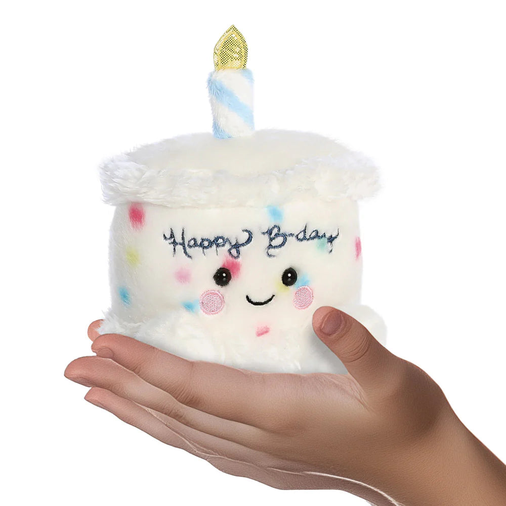 Palm Pals Happy B'Day Cake Soft Toy 13cm
