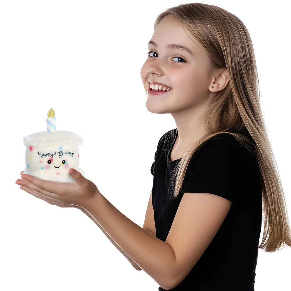 Palm Pals Happy B'Day Cake Soft Toy 13cm
