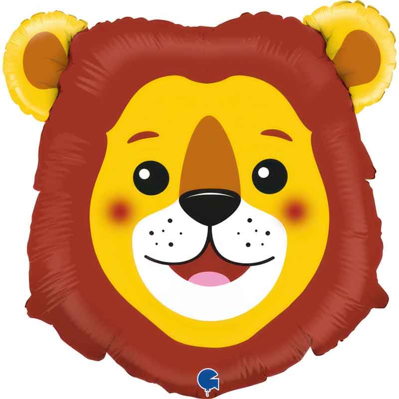 Lion Head Inflated Foil Balloon