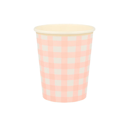 Gingham Cups by Meri Meri
