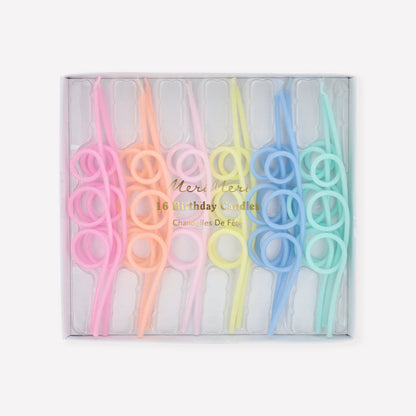 Pastel Loopy Candles