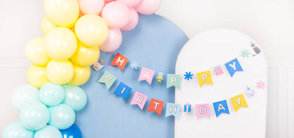 Cat Happy Birthday Banner