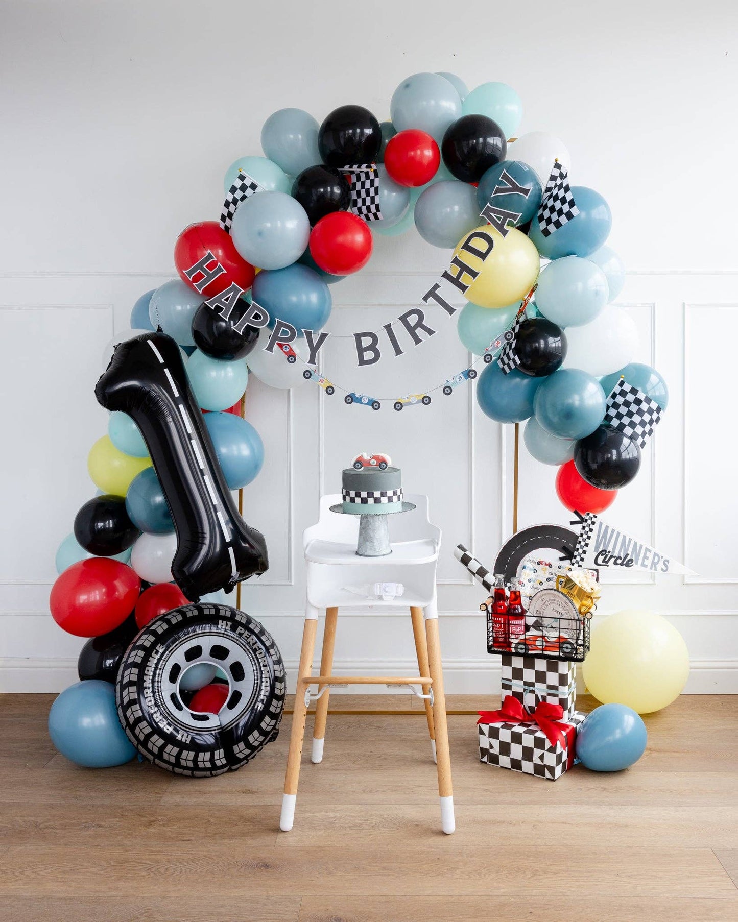 Miles per Hour Happy Birthday Banner