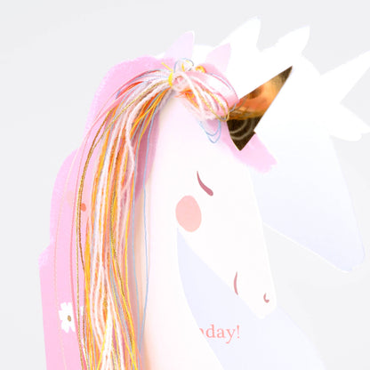 Unicorn Birthday Card by Meri Meri