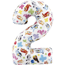 26" Bluey Inflated Foil Number Balloons 1 to 6