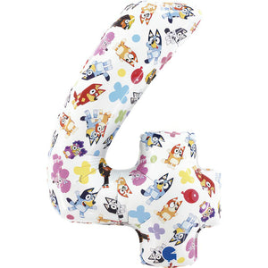 26" Bluey Inflated Foil Number Balloons 1 to 6