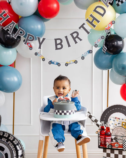 Miles per Hour Happy Birthday Banner